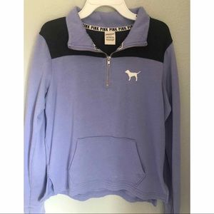 PINK Victoria’s Secret Quarter Zip Sweatshirt